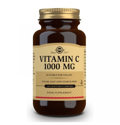 SOLGAR VITAMINA C 1000MG 250 CÁPSULAS VEGETALES