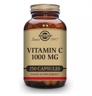 SOLGAR VITAMINA C 1000MG 250 CÁPSULAS VEGETALES