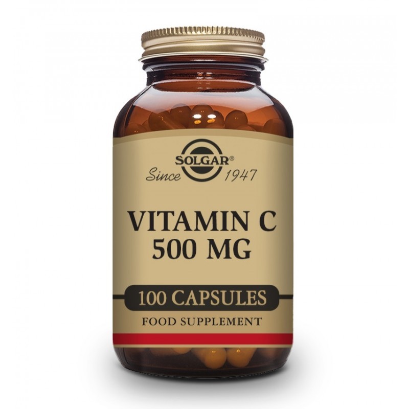 SOLGAR VITAMINA C 500MG 100 CÁPSULAS VEGETALES