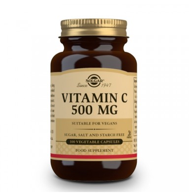 SOLGAR VITAMINA C 500MG 100 CÁPSULAS VEGETALES