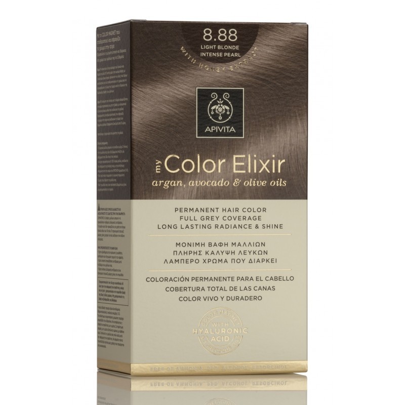 APIVITA TINTE 8.88 RUBIO CLARO PERLADO INTENSO MY COLOR ELIXIR