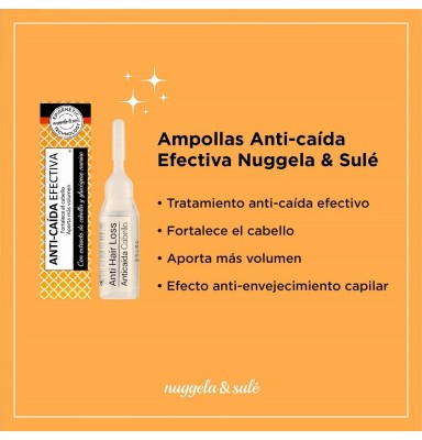 NUGGELA & SULÉ ANTICAÍDA AMPOLLAS 10 UNIDADES