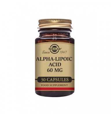 SOLGAR ÁCIDO ALFA LIPOICO 60 MG 30 VCAPS