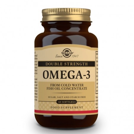  SOLGAR OMEGA-3 ALTA CONCENTRACIÓN 60 CÁPSULAS BLANDAS 