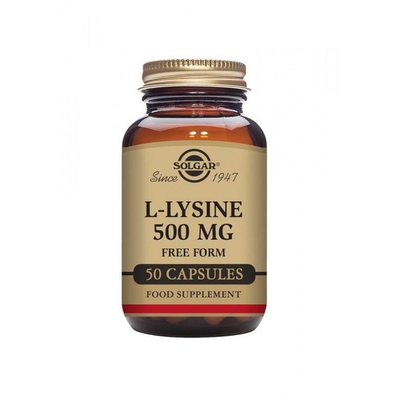 SOLGAR L-LISINA 500 MG 50 VCAPS