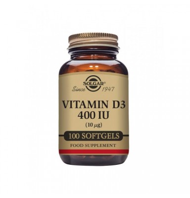 SOLGAR VITAMINA D3 400 UI 100 CAPS