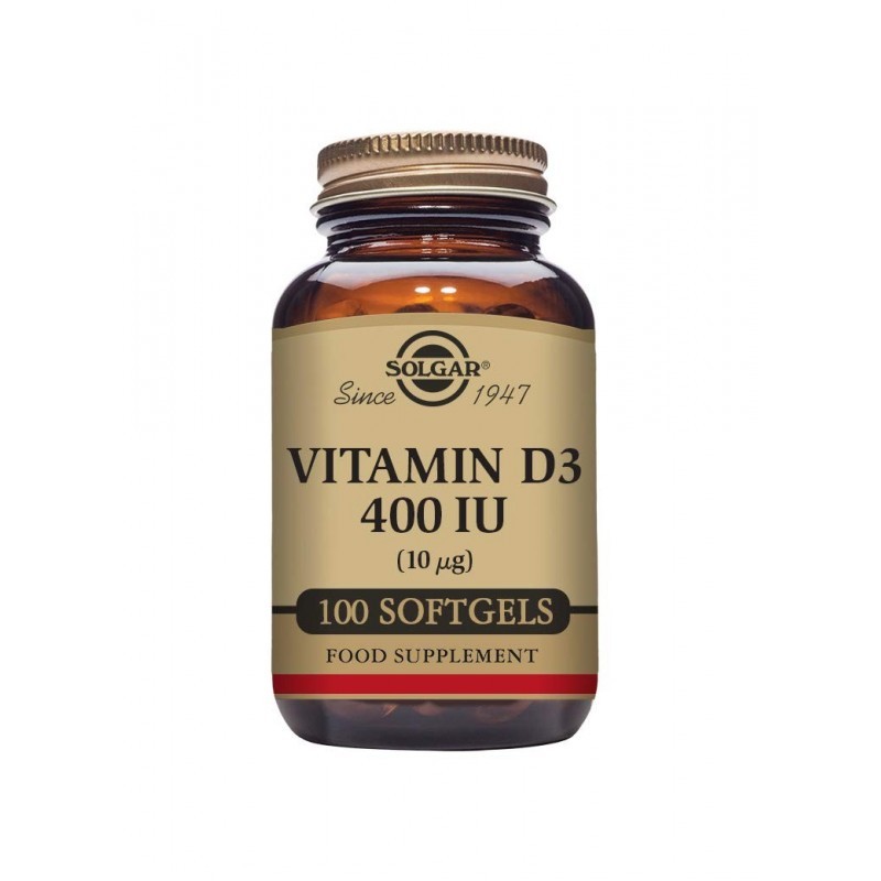 SOLGAR VITAMINA D3 400 UI 100 CAPS