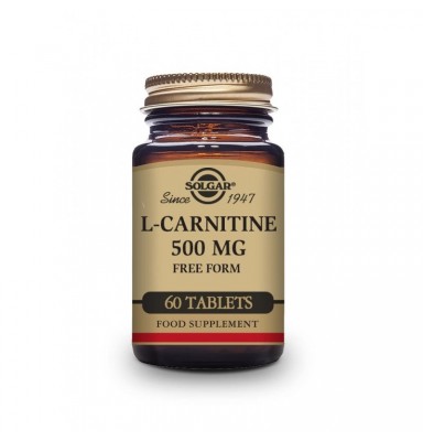 SOLGAR L-CARNITINA 500 MG 60 COMPRIMIDOS