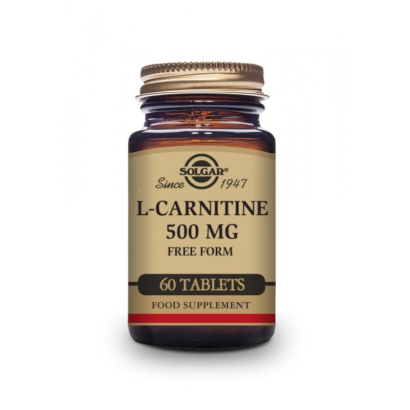 SOLGAR L-CARNITINA 500 MG 60 COMPRIMIDOS