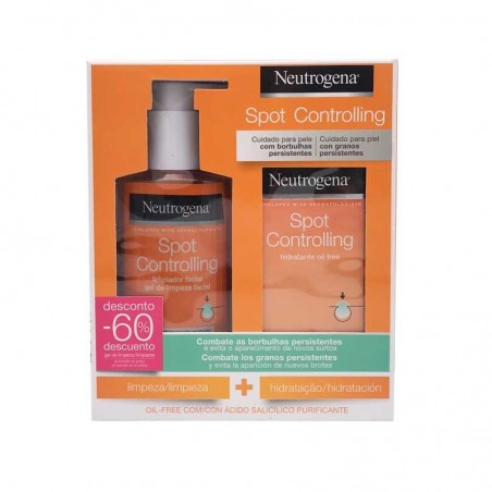  NEUTROGENA SPOT CONTROLLING HIDRATANTE OIL FREE 50ML + LIMPIADOR FACIAL 200ML 