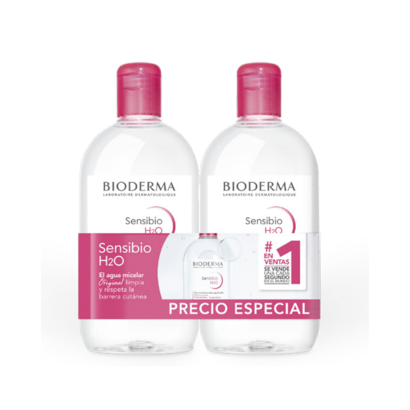 BIODERMA AGUA MICELAR SENSIBIO H2O DUPLO 2X500ML