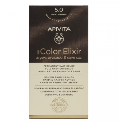 APIVITA TINTE 5.0 CASTAÑO CLARO MY COLOR ELIXIR