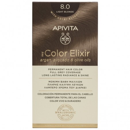  APIVITA TINTE 8.0 RUBIO CLARO MY COLOR ELIXIR 