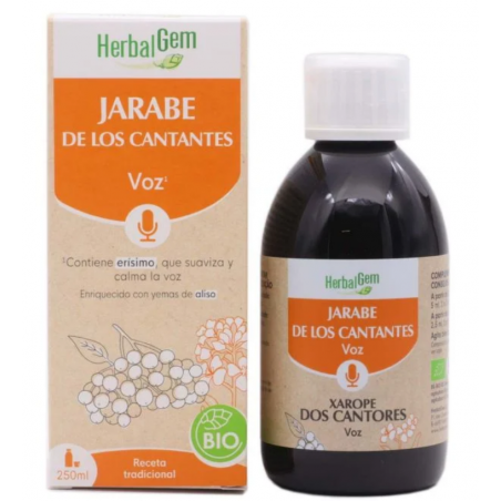  PRANAROM HERBALGEM JARABE DE LOS CANTANTES BIO 250 ML 