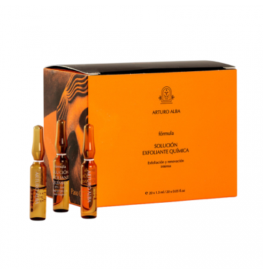 ARTUTO ALBA SOLUCION EXFOLIANTE QUIMICA AMPOLLAS 20 X 1.5 ML