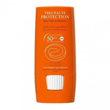  AVENE SOLAR SPF50 STICK ZONAS SENS 10 GR 