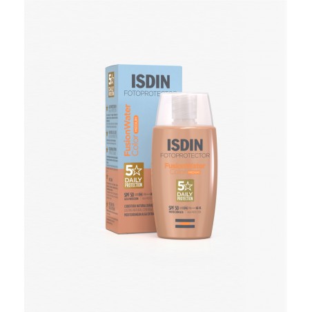  FOTO ISDIN SPF+50 FUSION WATER COLOR MEDIUM 50 ML 