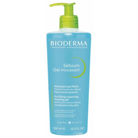  BIODERMA SEBIUM GEL MOUSSANT  500 ML 