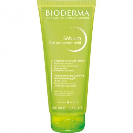  BIODERMA SEBIUM GEL MOUSSANT ACTIF 200 ML 