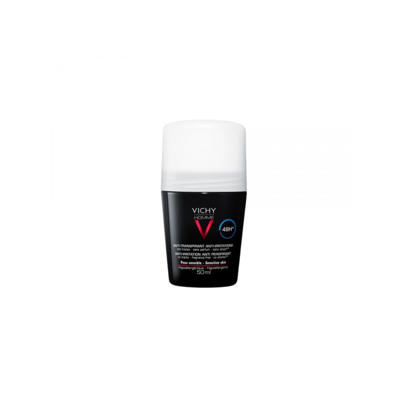 VICHY DESODORANTE HOMME PIEL SENSIBLE 48H BOLA 50ML VICHY DESODORANTE HOMME PIEL SENSIBLE 48H BOLA 50ML