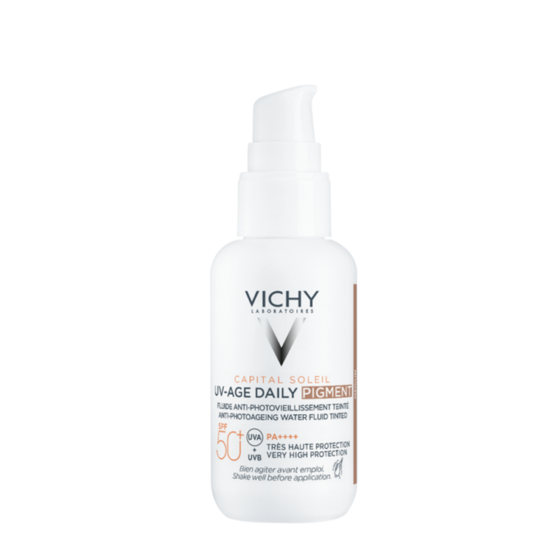 VICHY CAPITAL SOLEIL UV-AGE DAILY PIGMENT 50SPF+ MEDIUM 40 ML VICHY CAPITAL SOLEIL UV-AGE DAILY PIGMENT 50SPF+ MEDIUM 40 ML