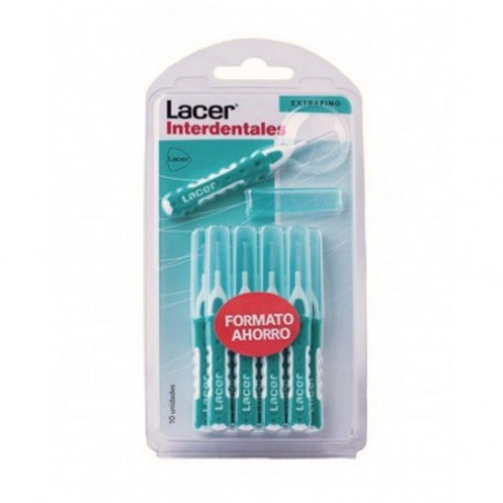  LACER CEPILLO INTERDENTAL RECTO EXTRAFINO 10 UDS 