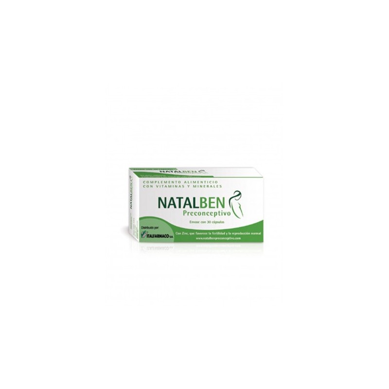 NATALBEN PRECONCEPTIVO 30 CAPS NATALBEN PRECONCEPTIVO 30 CAPS