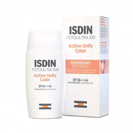  ISDIN FOTOULTRA 100 ACTIVE UNIFY DESPIGMENTANTE COLOR SPF50+ 50 ML 