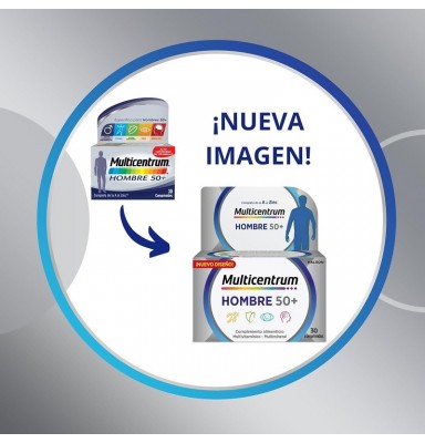 MULTICENTRUM HOMBRE 50+  30 COMP