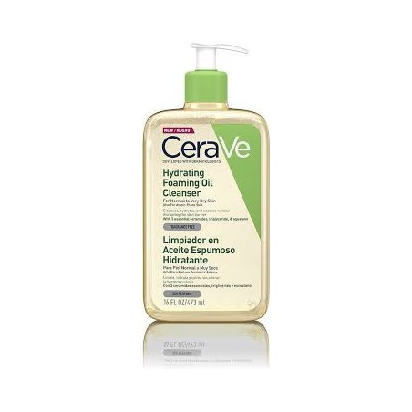  CERAVE LIMPIADOR ACEITE ESPUMOSO HIDRATANTE 473 ML 