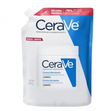  CERAVE CREMA HIDRATANTE 1 ENVASE 473 ML RECARGA 