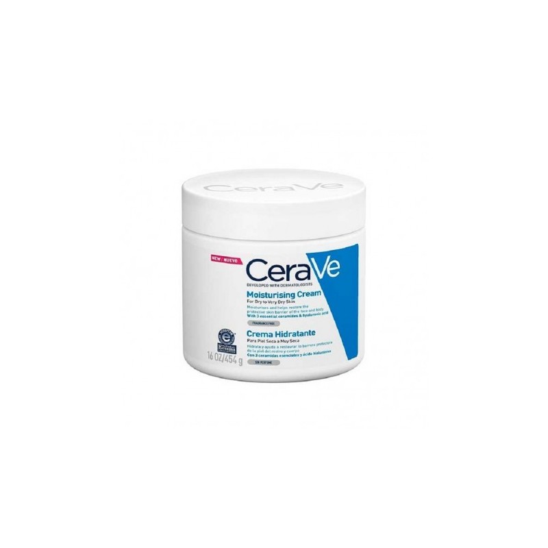 CERAVE CREMA HIDRATANTE PIEL SECA 454 G CERAVE CREMA HIDRATANTE PIEL SECA 454 G