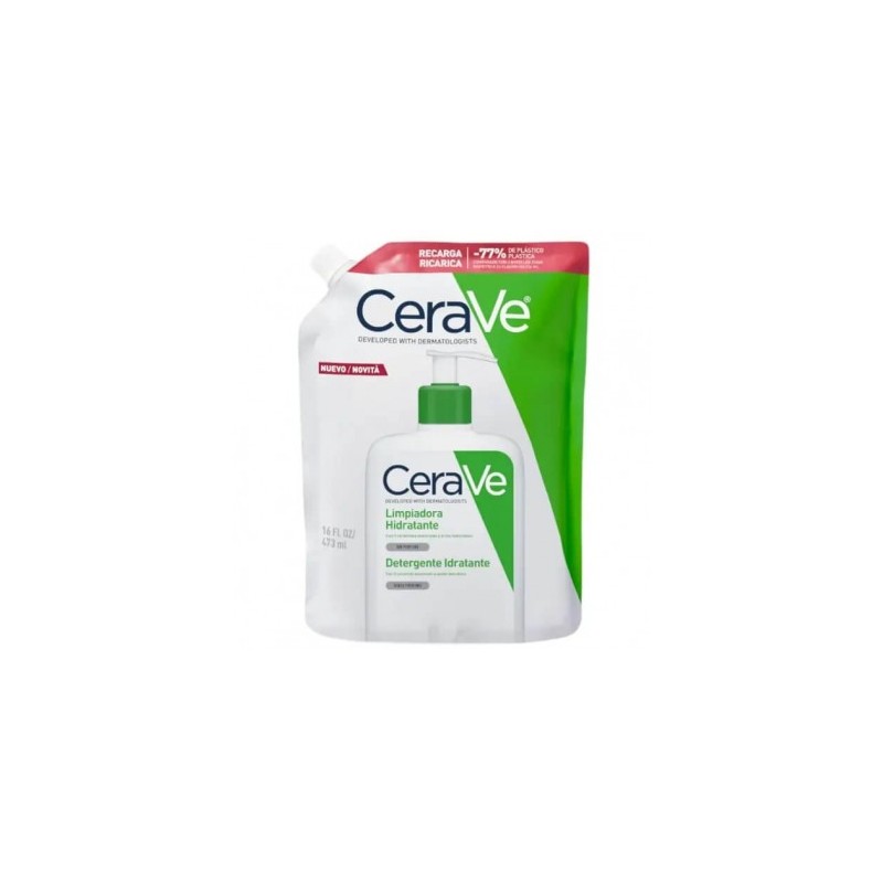 CERAVE LIMPIADORA HIDRATANTE 1 ENVASE 473 ML RECARGA CERAVE LIMPIADORA HIDRATANTE 1 ENVASE 473 ML RECARGA