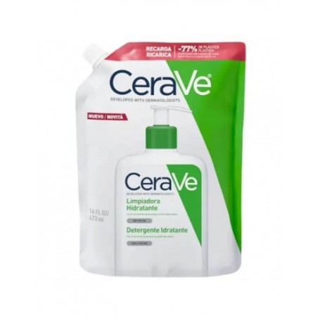  CERAVE LIMPIADORA HIDRATANTE 1 ENVASE 473 ML RECARGA 