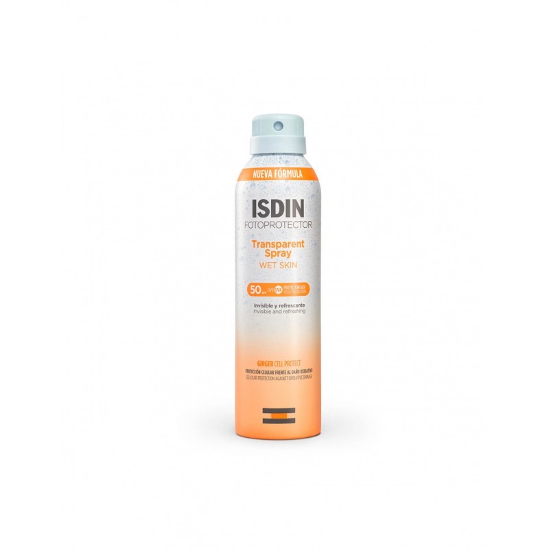 ISDIN FOTOPROTECTOR SPF30+ SPRAY TRANSPARENT WET SKIN 1 ENVASE 250 ML ISDIN FOTOPROTECTOR SPF30+ SPRAY TRANSPARENT WET SKIN 1 ENVASE 250 ML