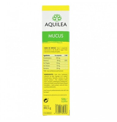 AQUILEA MUCUS 15 COMP EFERVESCENTES