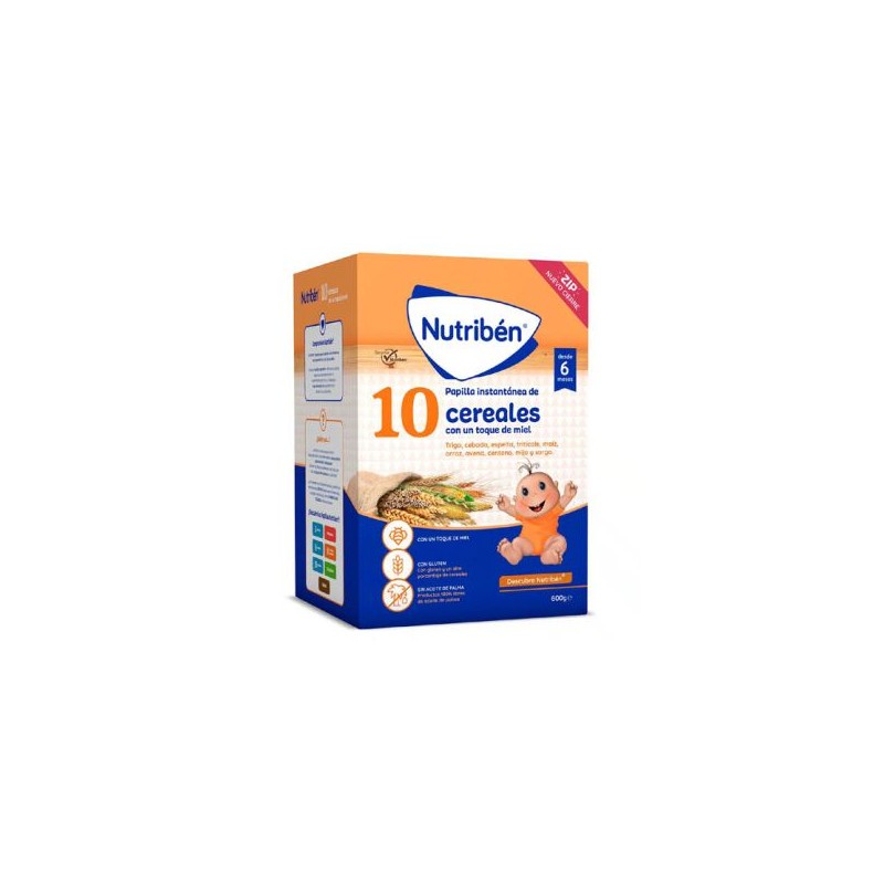 NUTRIBEN 10 CEREALES MIEL 1 BOLSA 600 G NUTRIBEN 10 CEREALES MIEL 1 BOLSA 600 G