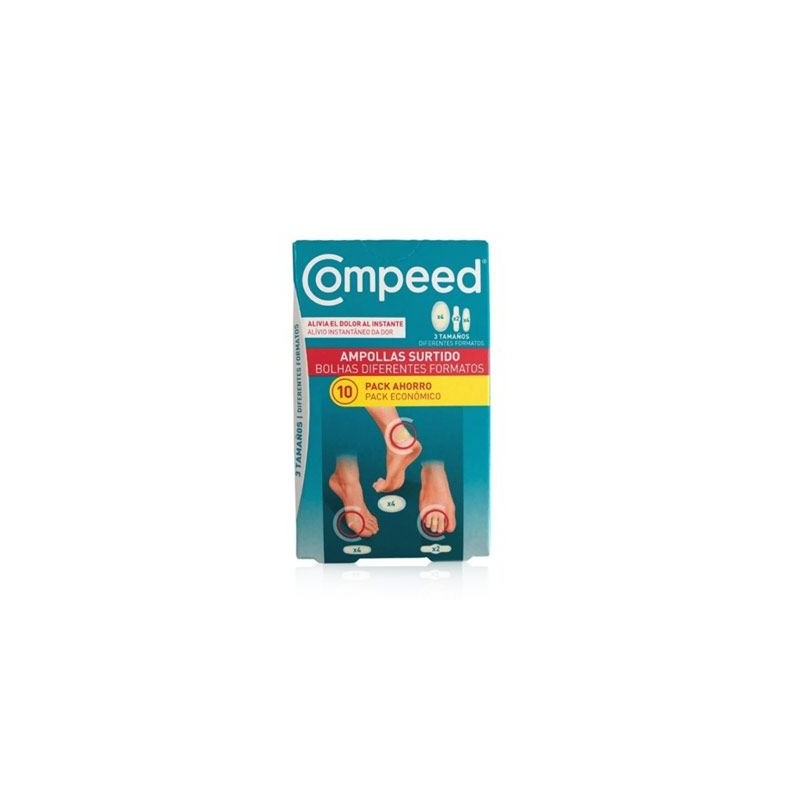 COMPEED AMPOLLAS SURTIDO 3 TAMAÑOS 10 UNIDADES PACK AHORRO COMPEED AMPOLLAS SURTIDO 3 TAMAÑOS 10 UNIDADES PACK AHORRO