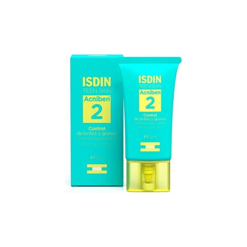 ISDIN TEEN SKIN ACNIBEN GEL CREMA CONTROL DE BRILLOS Y GRANOS 40 ML ISDIN TEEN SKIN ACNIBEN GEL CREMA CONTROL DE BRILLOS Y GRANOS 40 ML