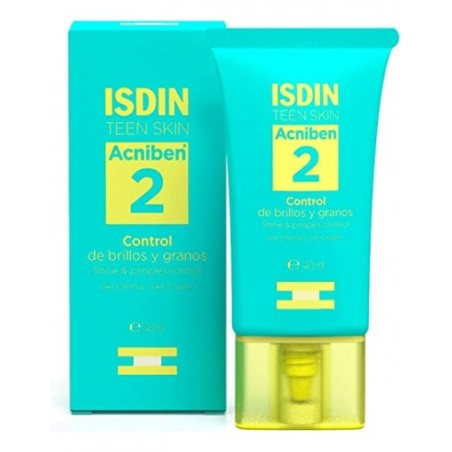  ISDIN TEEN SKIN ACNIBEN GEL CREMA CONTROL DE BRILLOS Y GRANOS 40 ML 