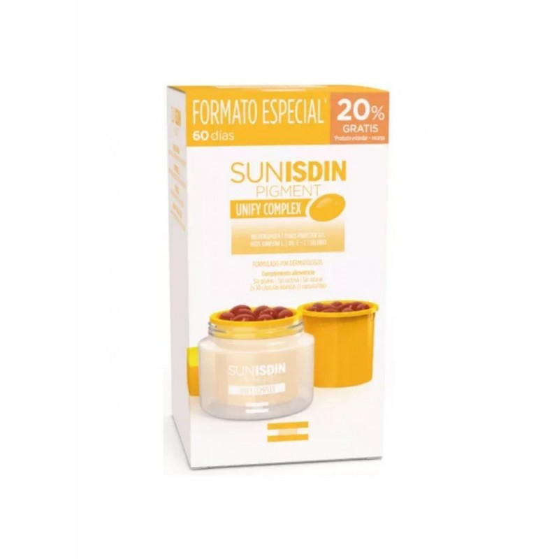 ISDIN SUNISDIN PIGMENT 60 CAPSULAS BLANDAS ISDIN SUNISDIN PIGMENT 60 CAPSULAS BLANDAS