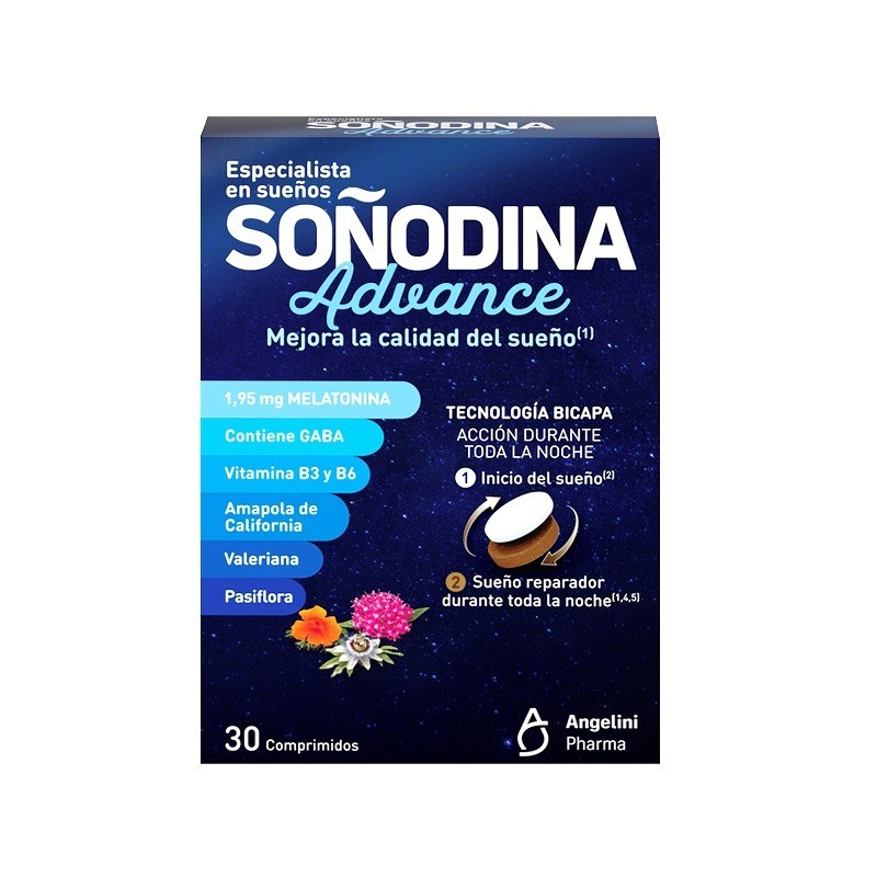 SOÑODINA 30 COMPRIMIDOS BICAPA SOÑODINA 30 COMPRIMIDOS BICAPA