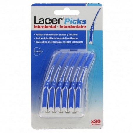  LACER PICKS INTERDENTAL 30 U 