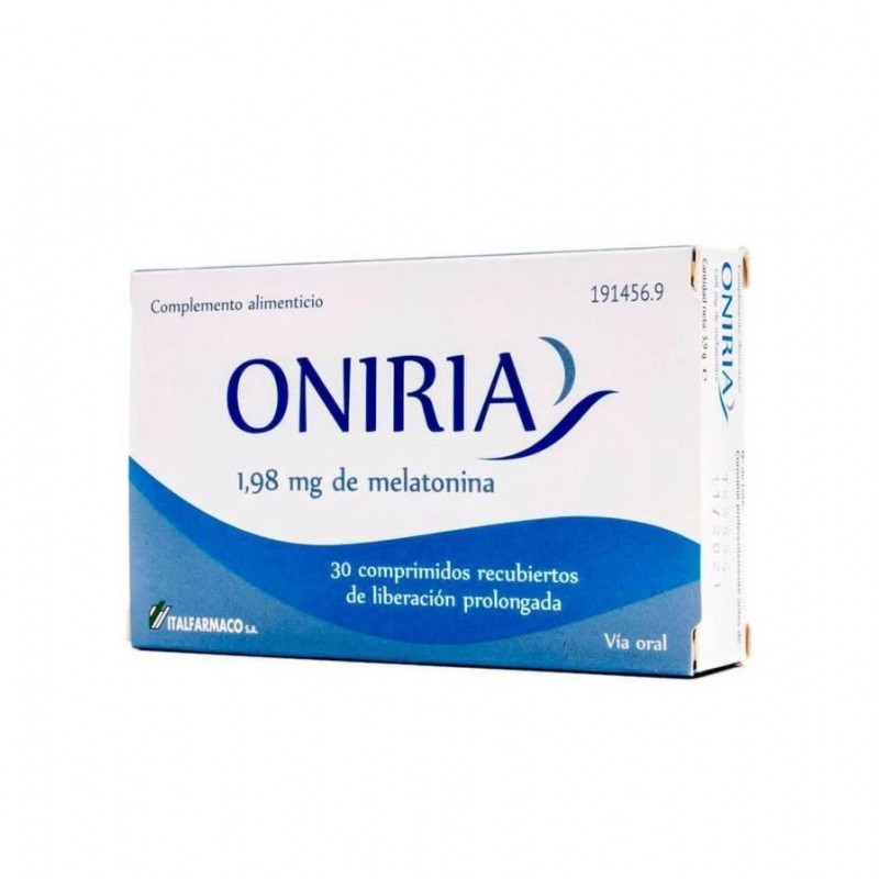 ONIRIA 30 COMPRIMIDOS RECUBIERTOS ONIRIA 30 COMPRIMIDOS RECUBIERTOS