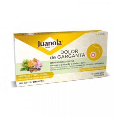 JUANOLA DOLOR DE GARGANTA...