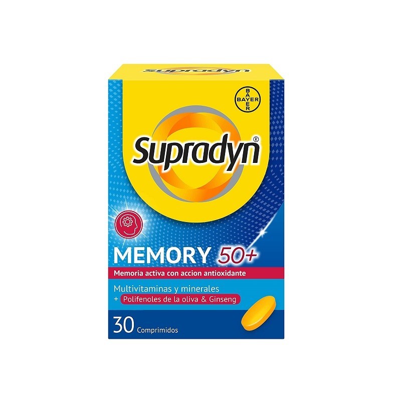 SUPRADYN MEMORIA 50+ 30 COMPRIMIDOS SUPRADYN MEMORIA 50+ 30 COMPRIMIDOS