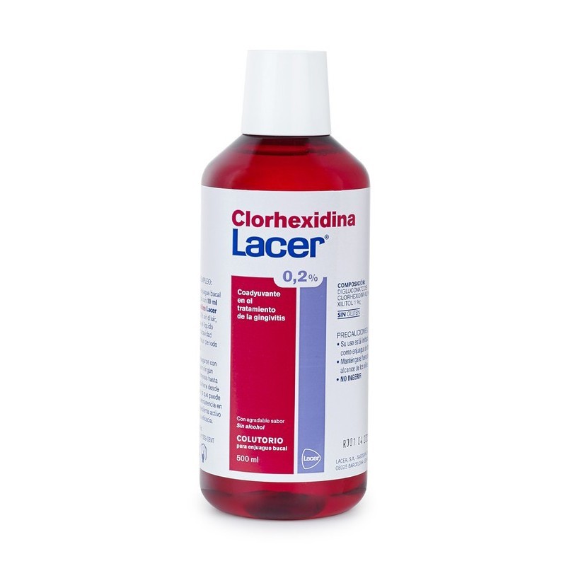 LACER COLUTORIO CLORHEXIDINA 0.2% 500 ML LACER COLUTORIO CLORHEXIDINA 0.2% 500 ML