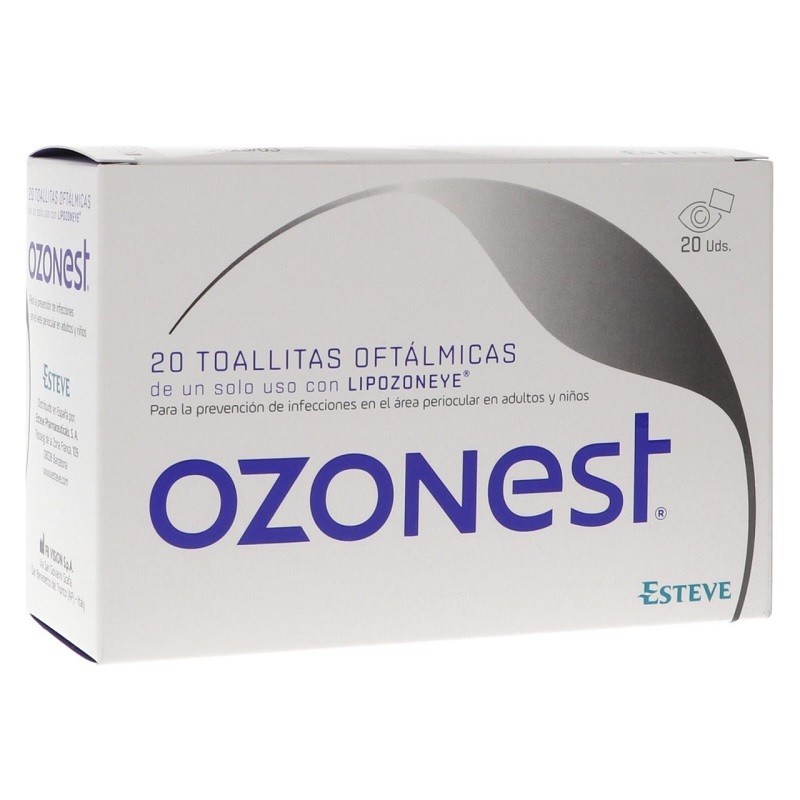 OZONEST 20 TOALLITAS OFTALMICAS OZONEST 20 TOALLITAS OFTALMICAS
