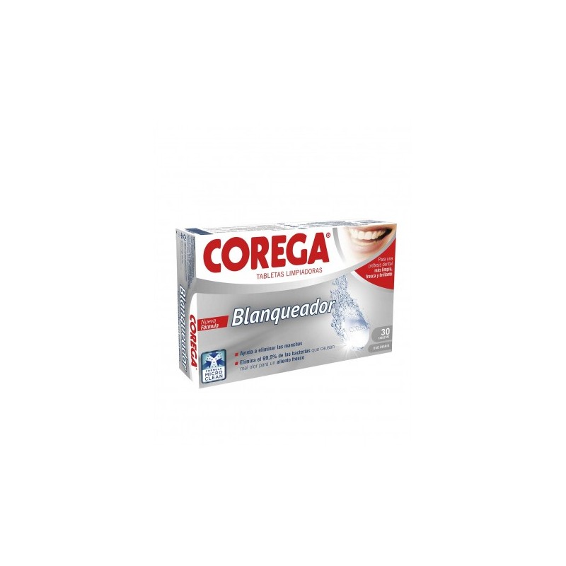 COREGA BLANQUEADOR 30 TABLETAS COREGA BLANQUEADOR 30 TABLETAS