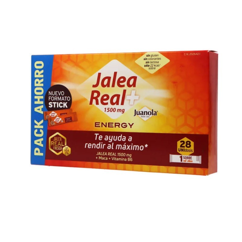 JUANOLA JALEA REAL ENERGY 28 SOBRES 10 ML JUANOLA JALEA REAL ENERGY 28 SOBRES 10 ML